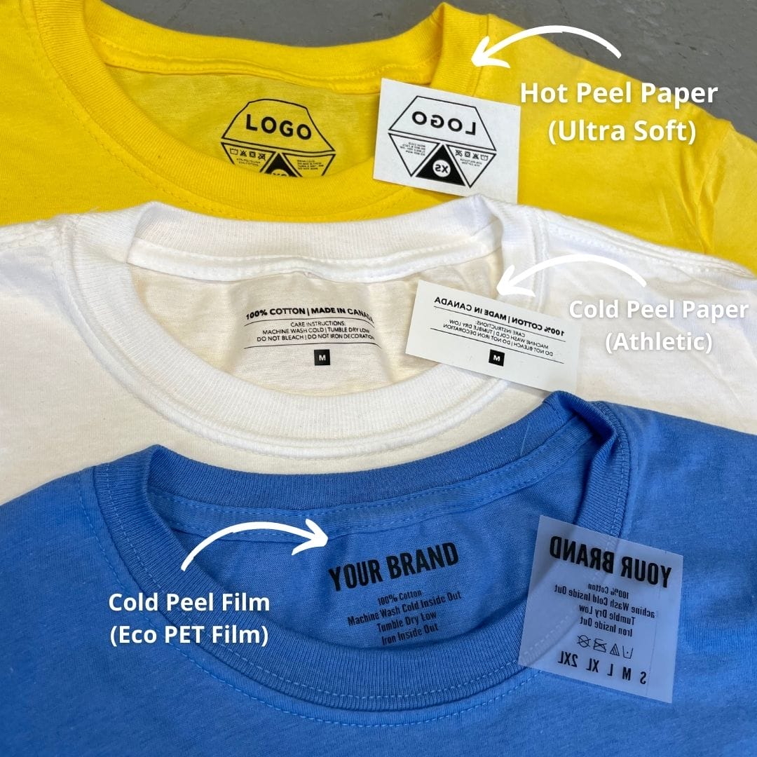 Custom Printed Plastisol Heat Transfer Labels Ton Atelier