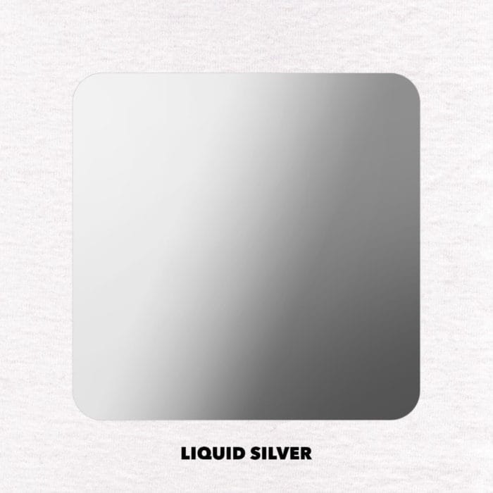 Liquid Silver Metallic Transfer