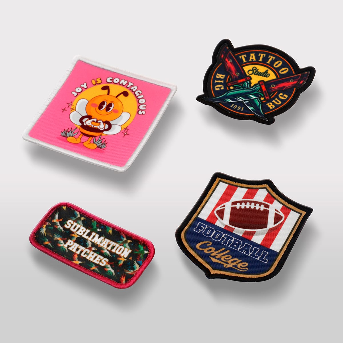 Sublimation Iron On Patches